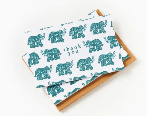 SEED PAPER NOTECARD SET, "THANK YOU"