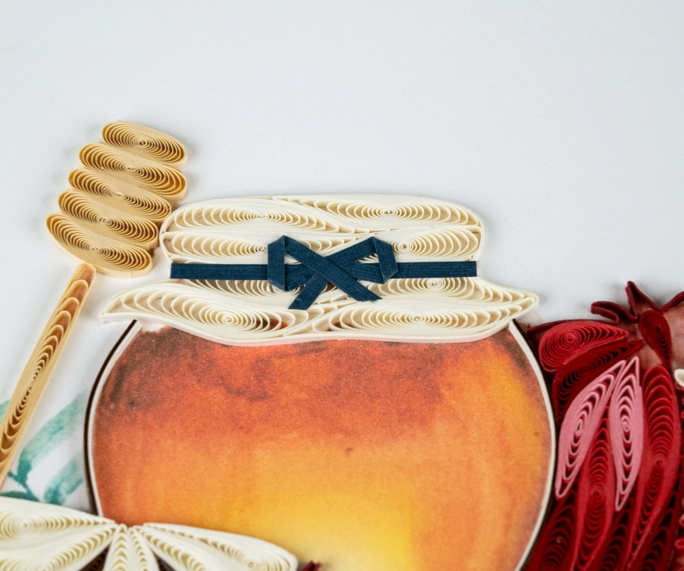 Quilled Greeting Card, "Rosh Hashanah"