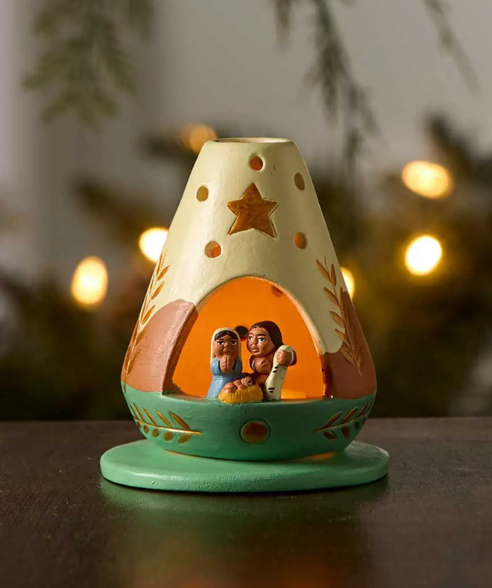 Andes Tea Light Nativity