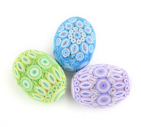 Quilled Eggs
