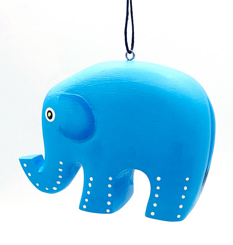Elephant Balsa Ornament