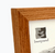 Dark Red Oak Duo Frame