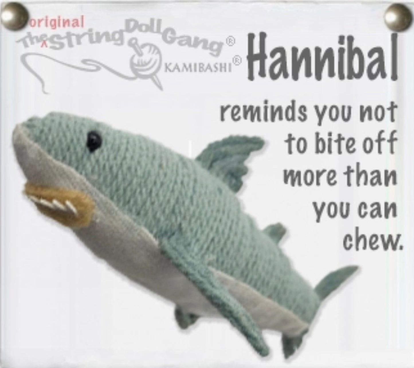 Keychain String Doll, "Hannibal the Shark"