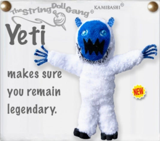 Keychain String Doll, "The Yeti"