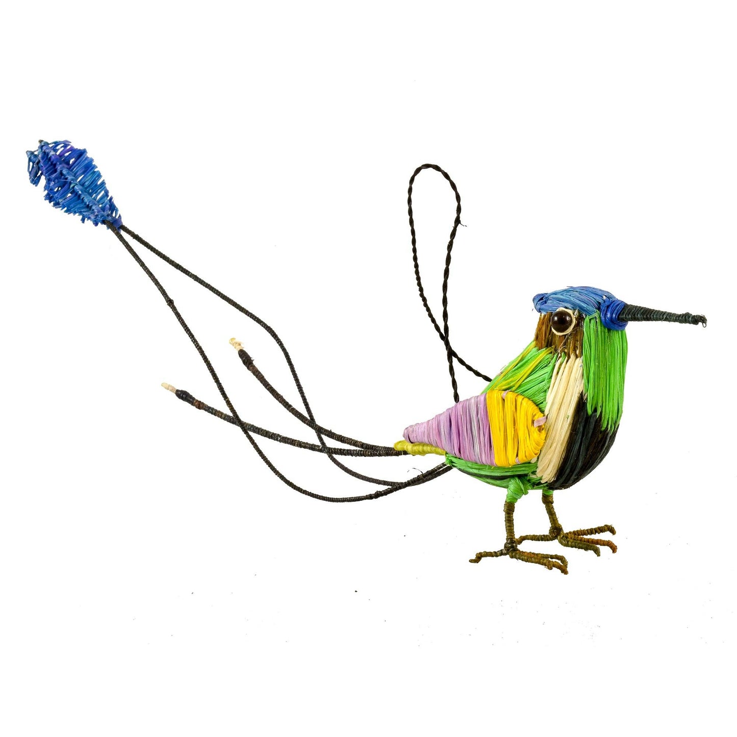 Marvelous Spatuletail Woven Ornament