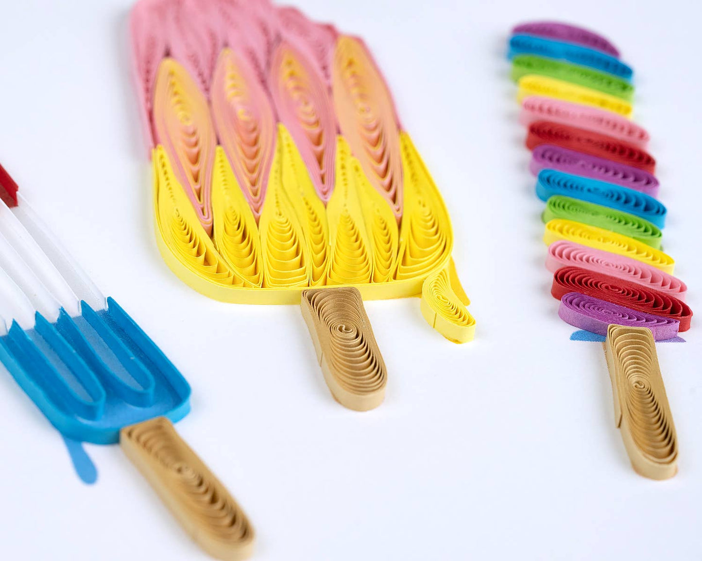 Quilled Greeting Card, "Summertime Treats"