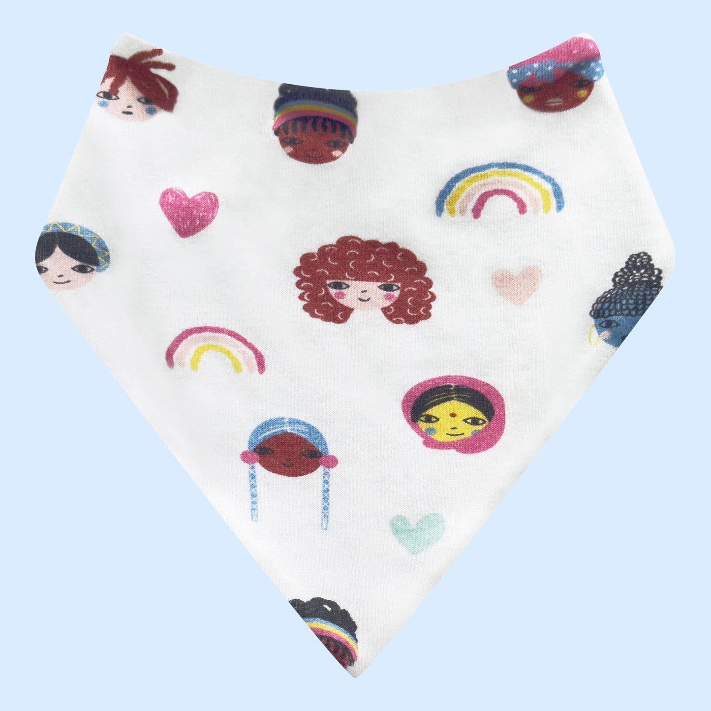 "Dream Big" Organic Cotton Kerchief Bib