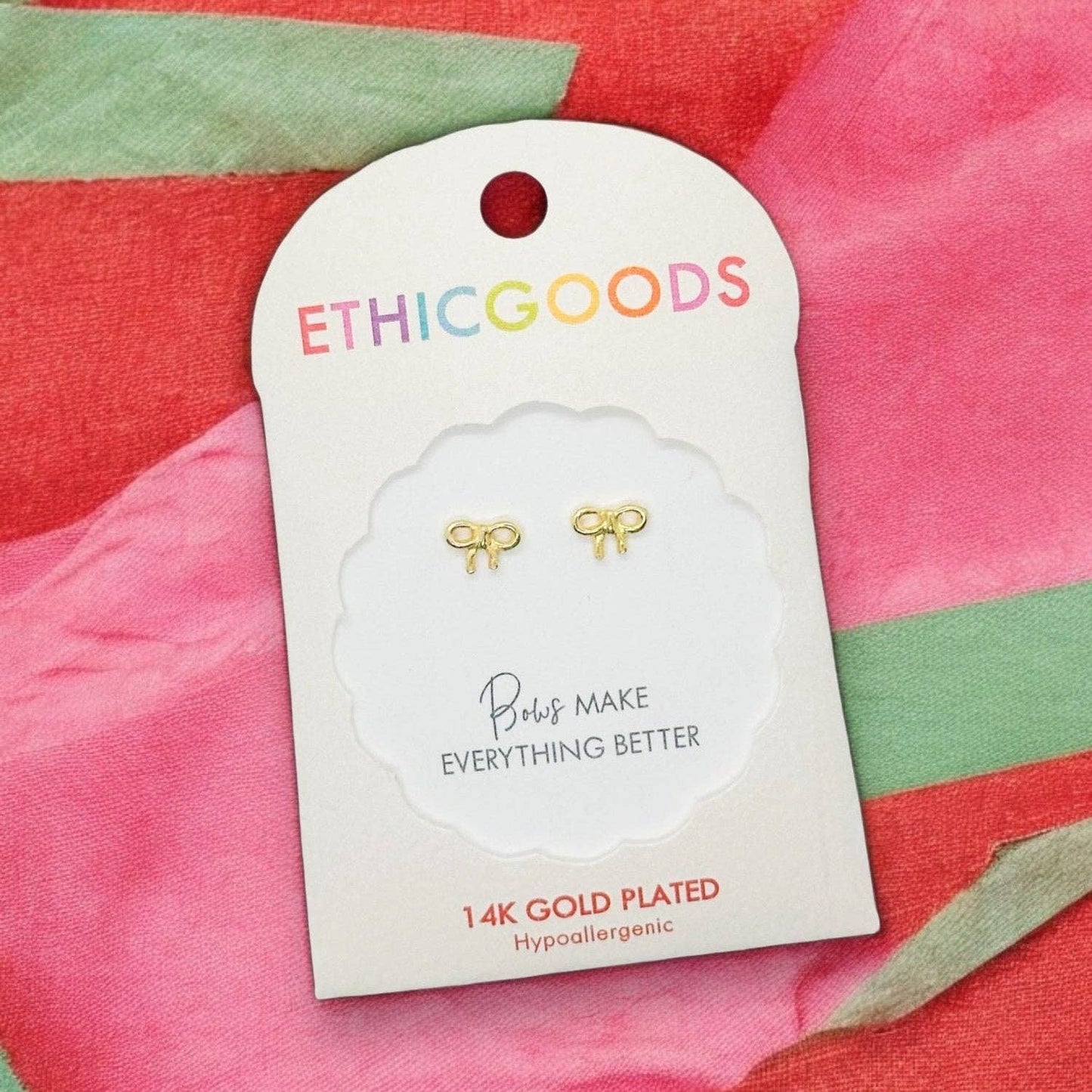 Bow Tiny Stud Kids Earrings