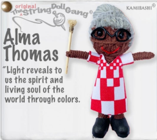 Keychain String Doll, "Alma Thomas"