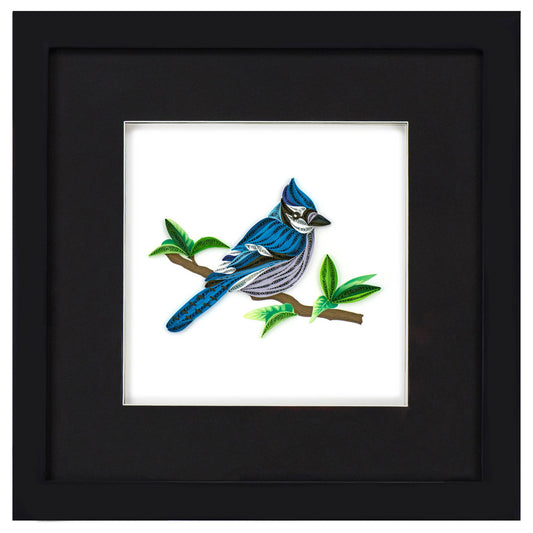 Quilled Greeting Card, "Blue Jay"
