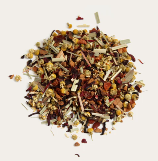 Organic Loose Leaf Herbal Tea, Hibiscus Sunrise