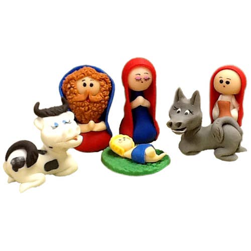 6-Piece Marzipan Nativity