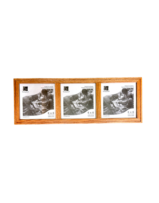 Red Oak Trio Frame