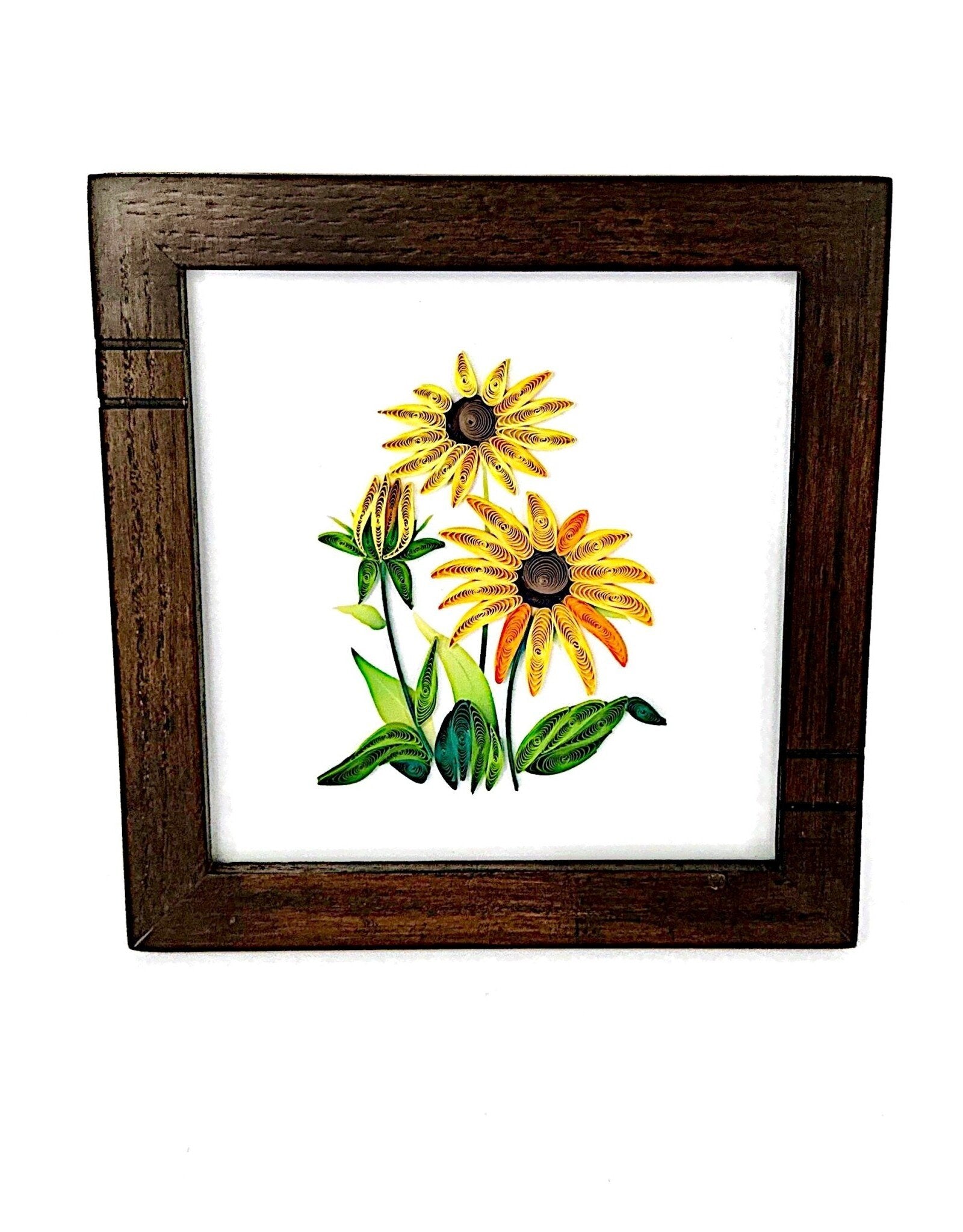 Dark Red Oak Frame - 6" x 6"