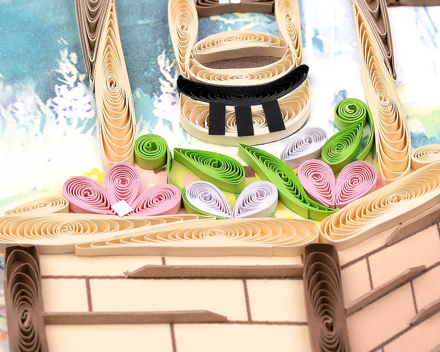 Quilled Greeting Card, "Wishing Well"