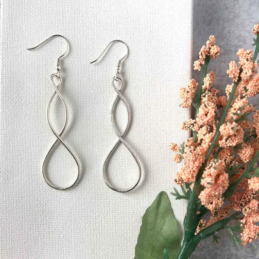 Earrings, "Double Helix"