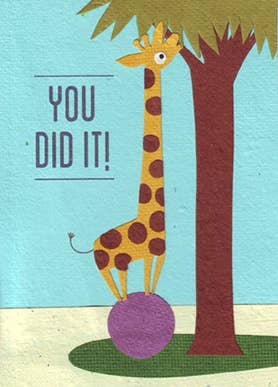 Recycled Paper Cards, "Standing Tall"