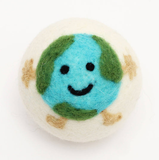 Eco Wool Dryer Balls, "Earth and Sun"