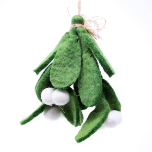 Mistletoe Felt Ornament