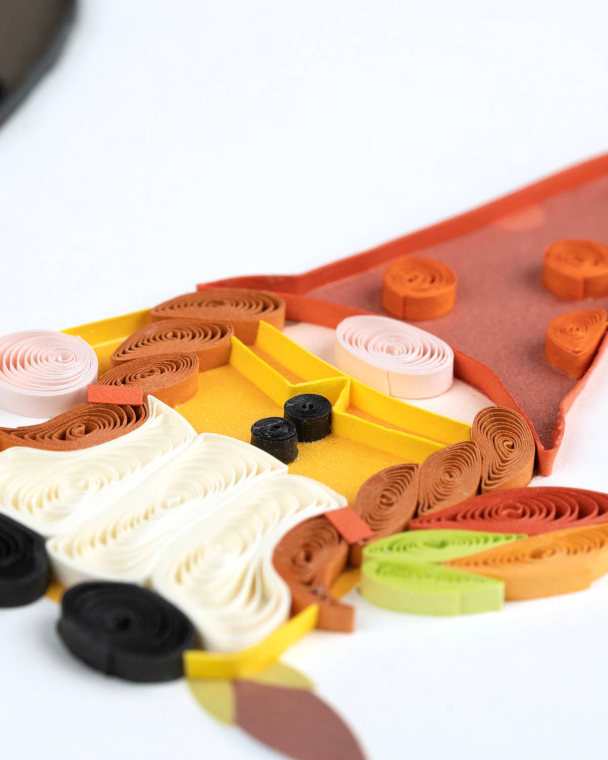 Quilled Greeting Card, “Thanksgiving Gnomes”