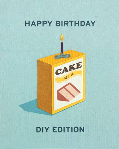 Recycled Paper Cards, "DIY Birthday"