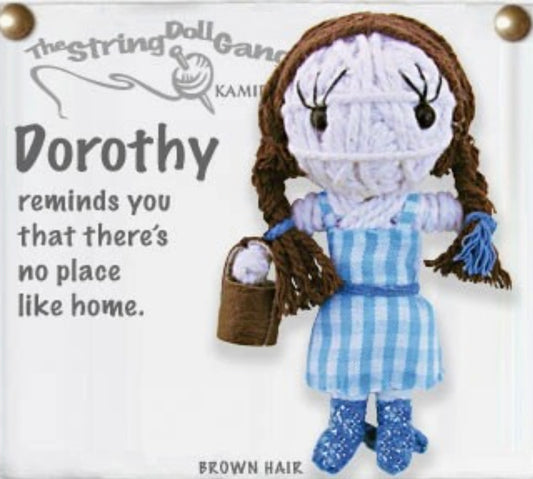 Keychain String Doll, "Dorothy"