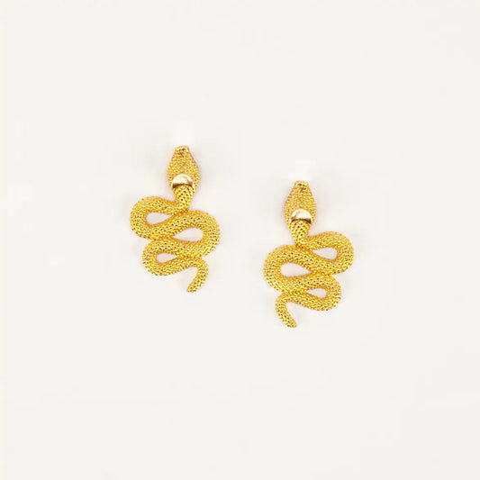 Earrings, Snake Post