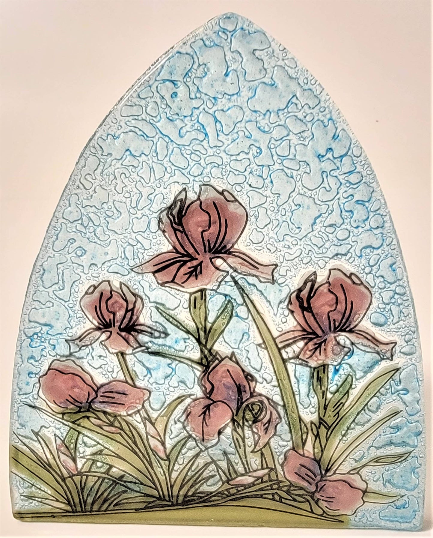 Glass Night Light - Iris