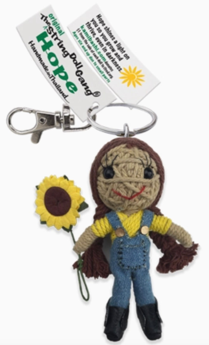 Keychain String Doll, "Hope (Girl)"
