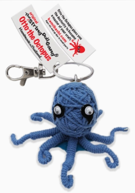Keychain String Doll, "Otto the Octopus"