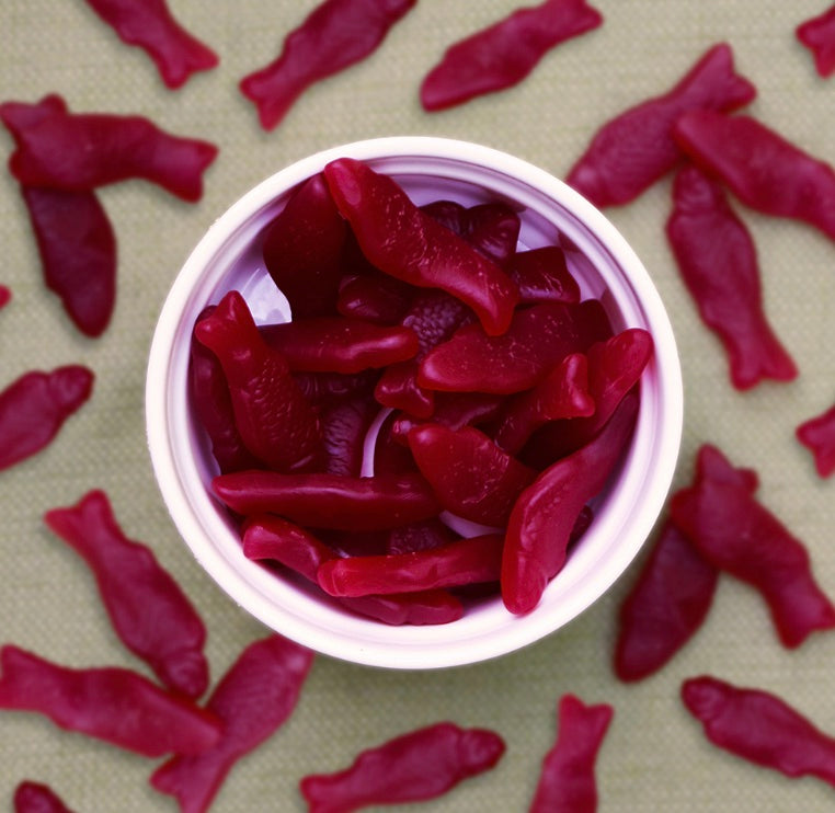 Raspberry Gummy Fish