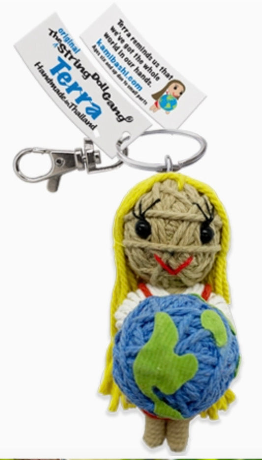 Keychain String Doll, "Terra"