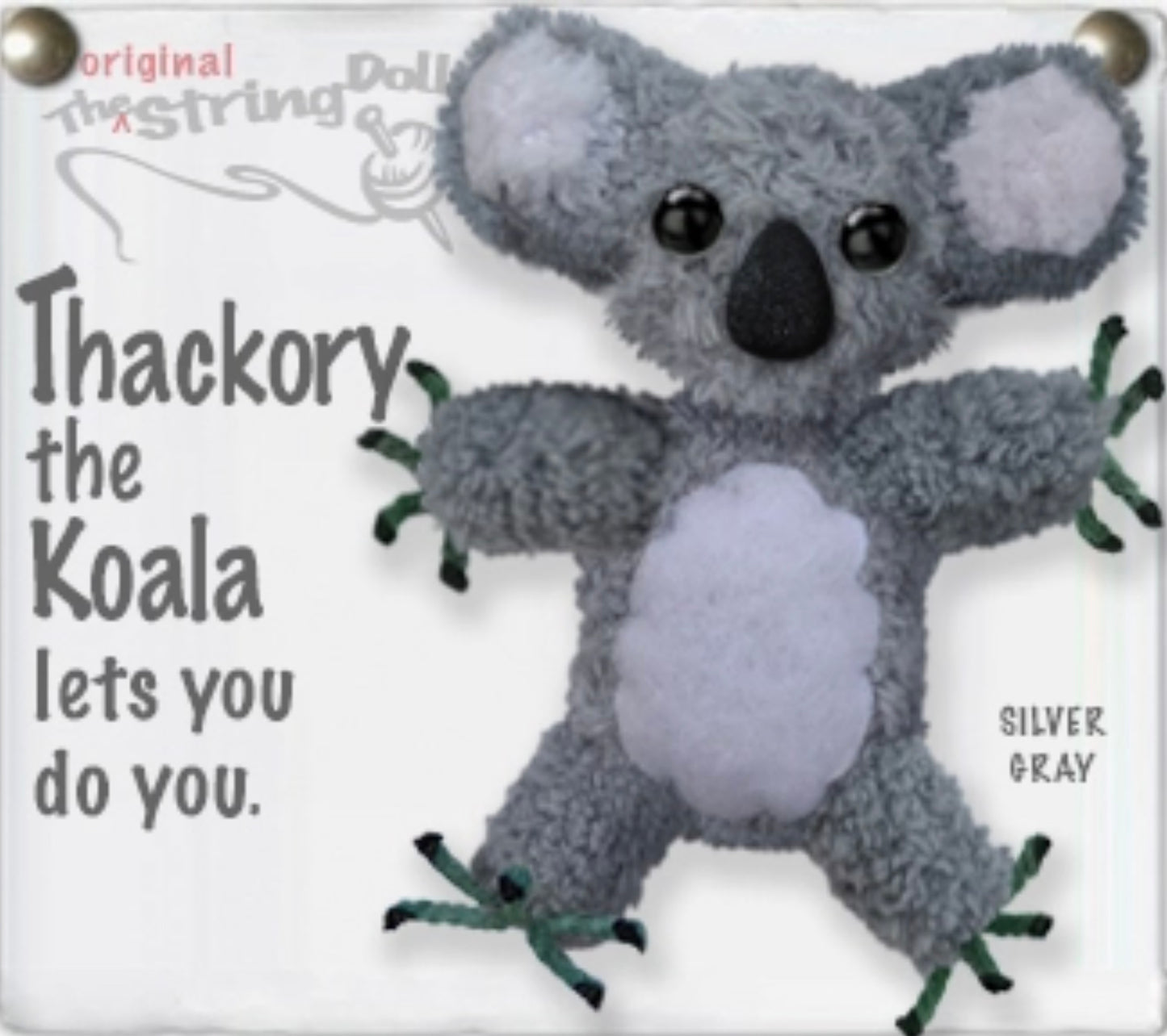 Keychain String Doll, "Thackory the Koala"