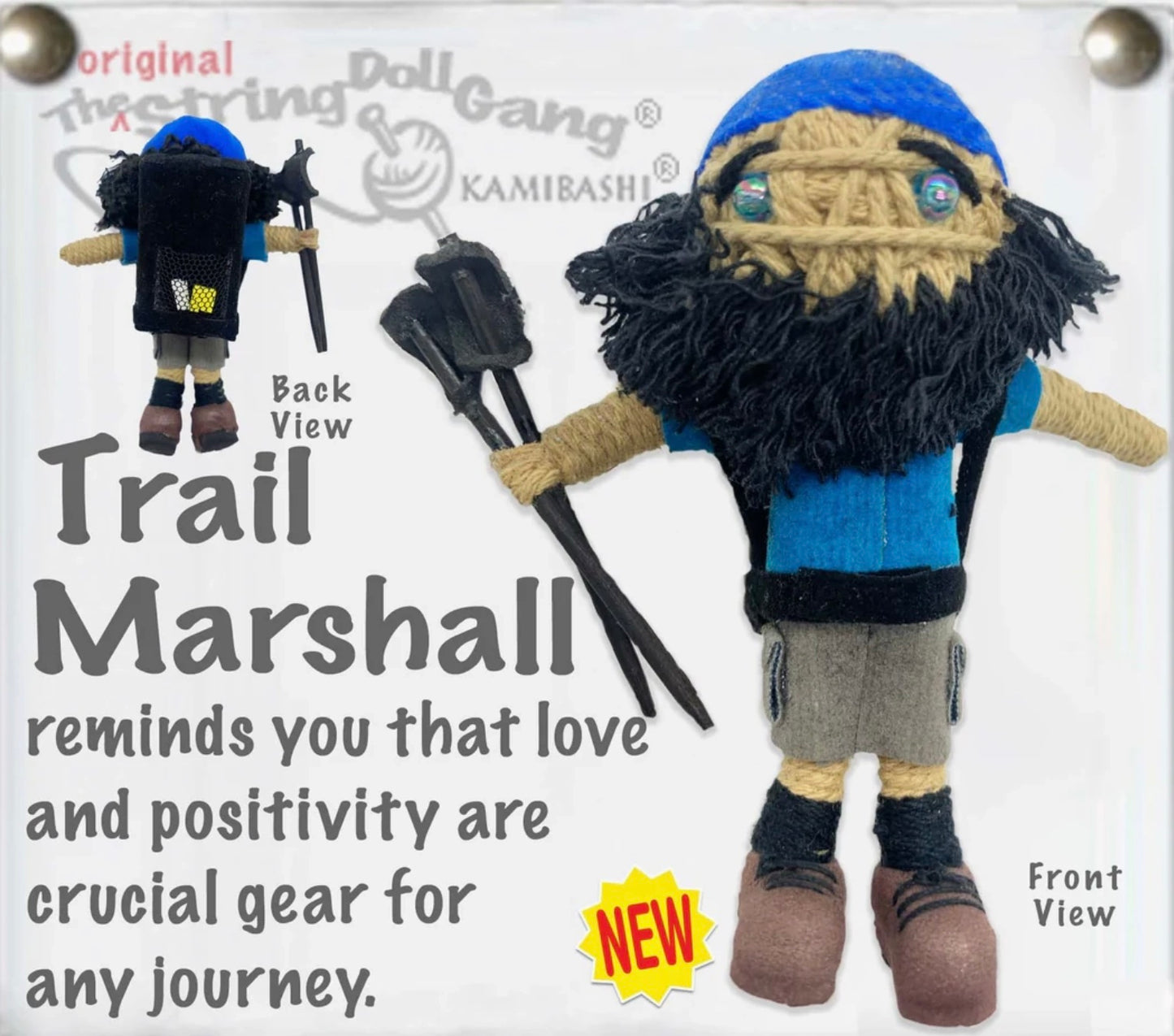 Keychain String Doll, "Trail Marshall"