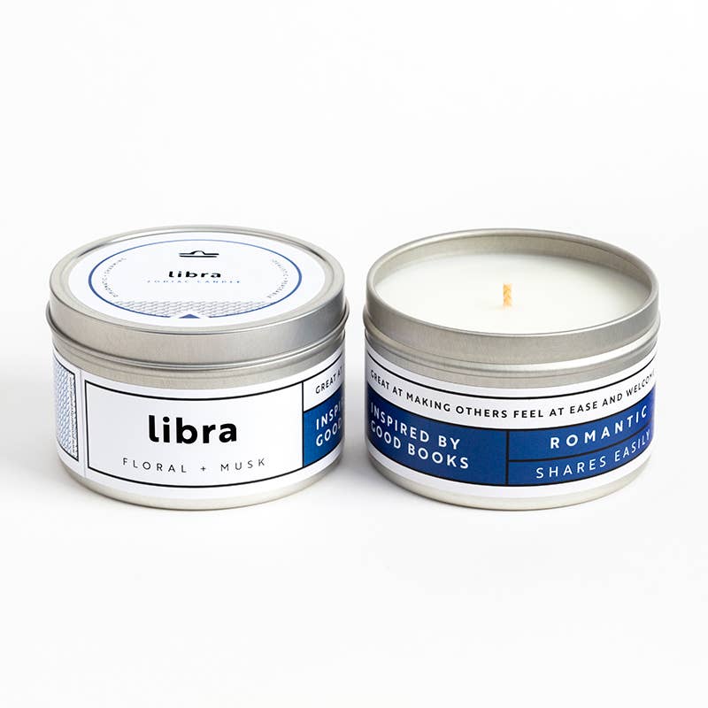 Travel Tin Candle, 6 oz - Zodiac Collection