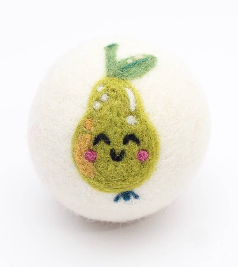 Eco Wool Dryer Balls, "Fruit"