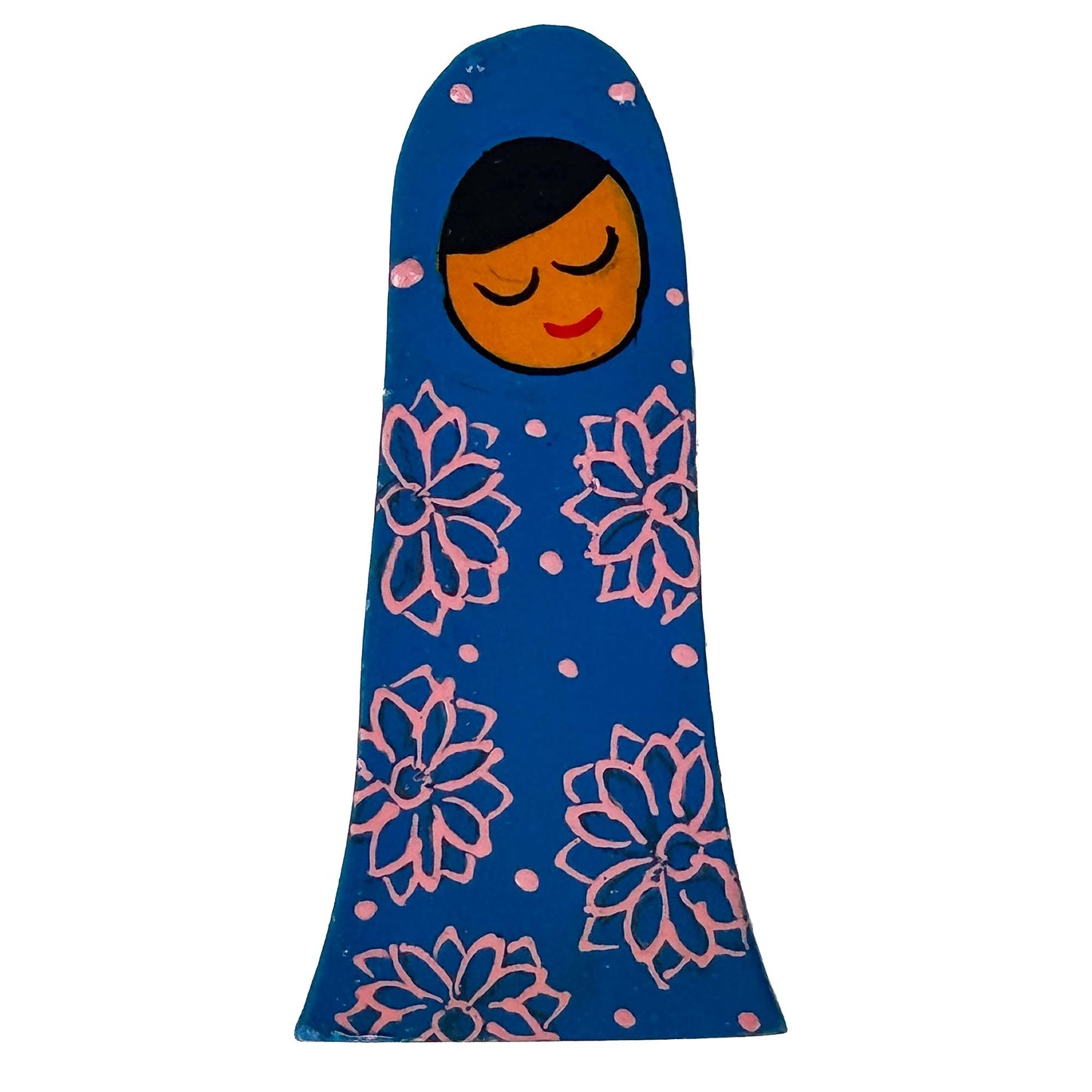 Handpainted Holy Family Mango Wood Nativity Set  (4 pieces)