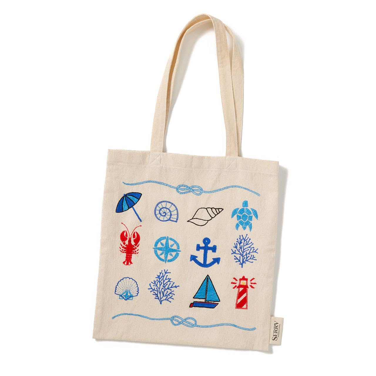 Embroidered Cotton Totes
