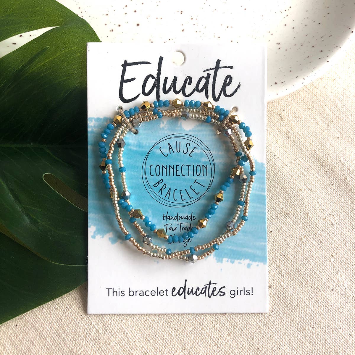 Multistrand Bracelet, "Cause Connection: Educate"