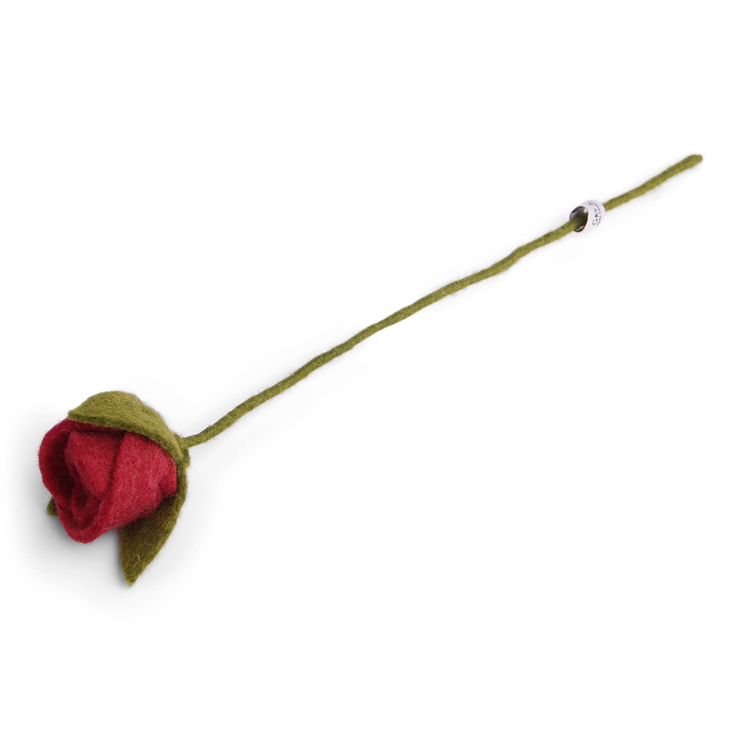 Felted Red Rose