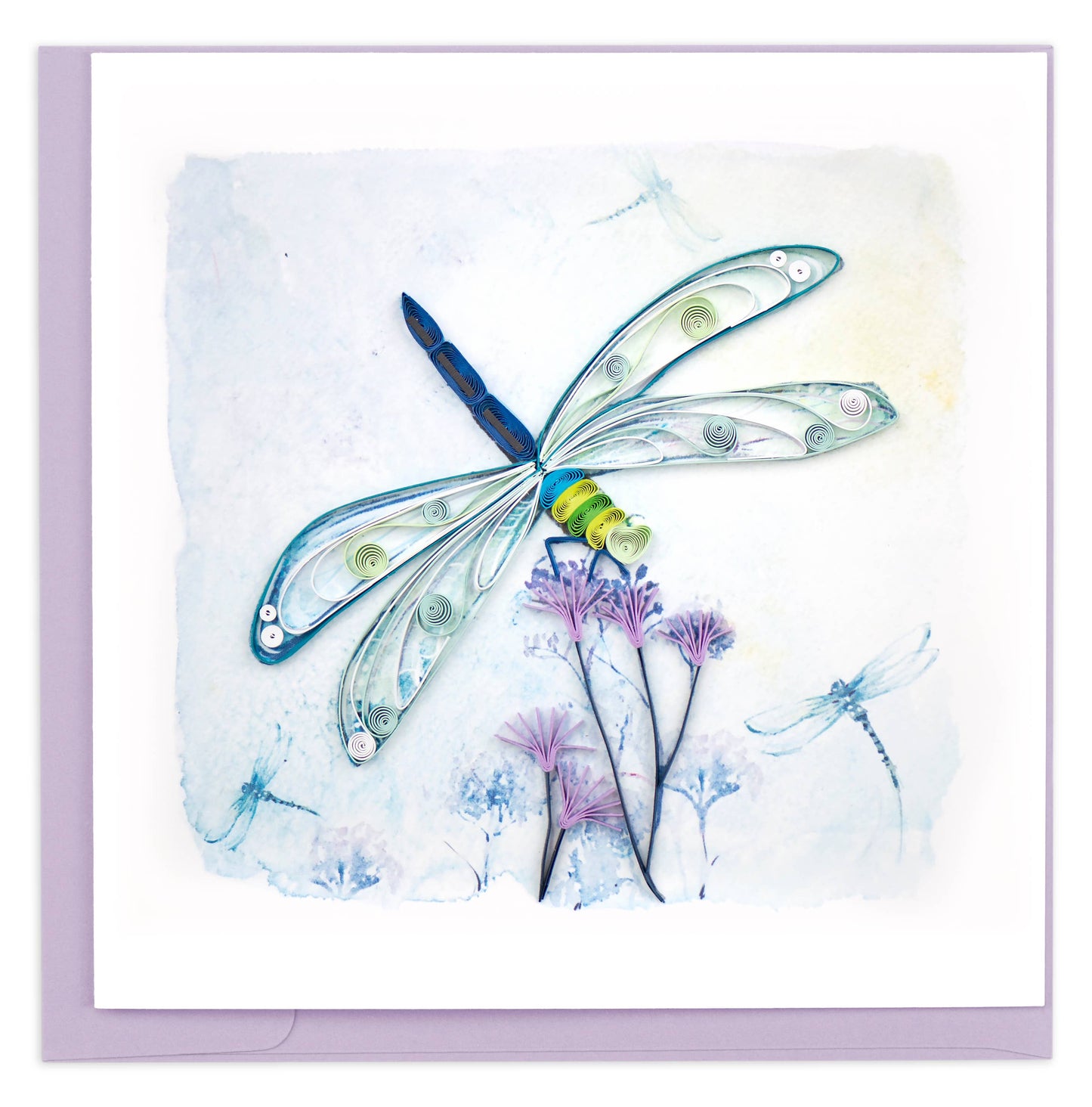 Quilled Greeting Card, "Emperor Dragonfly"