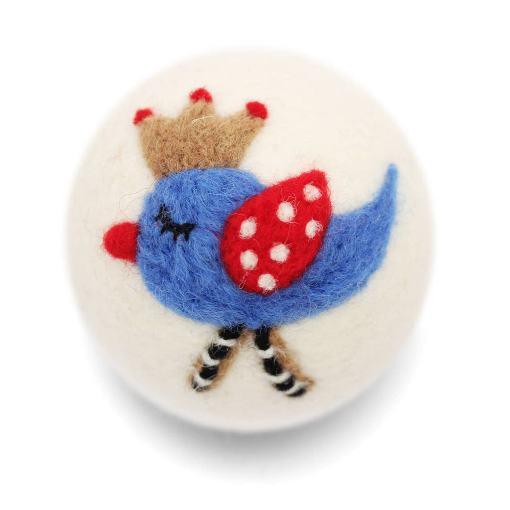 Eco Wool Dryer Balls, "Birds"