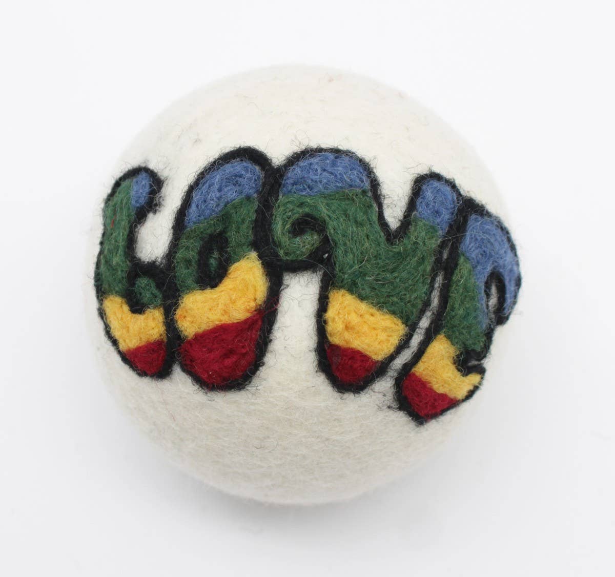 Eco Wool Dryer Balls, "Hippie Collection"