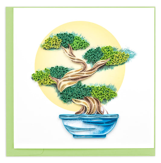 Quilled Greeting Card, "Bonsai Tree"