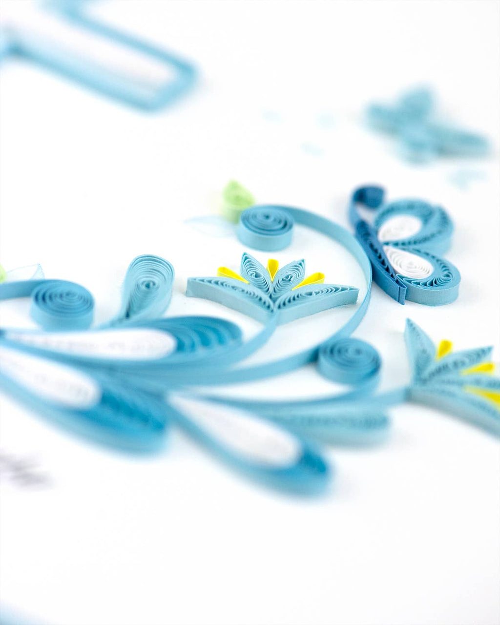 Quilled Greeting Card, "Sympathy Cross"