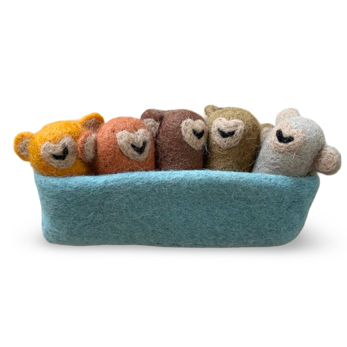 Felt "Pocket Pals" Five Monkeys Jumping on the Bed