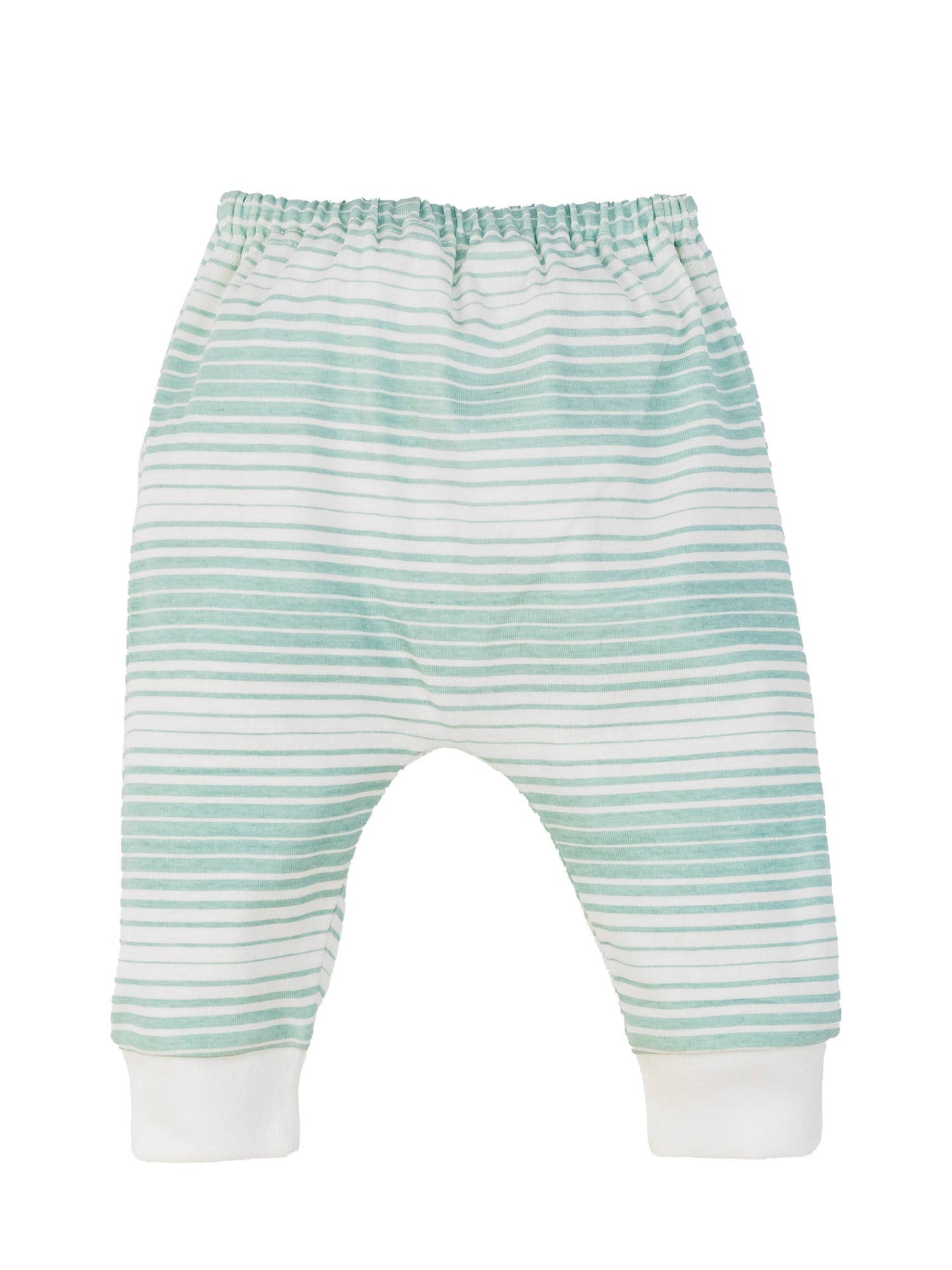 Organic Baby Harem Pant, "Sea Breeze Stripe"