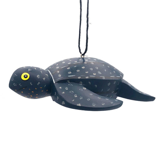 Leatherback Sea Turtle Balsa Ornament