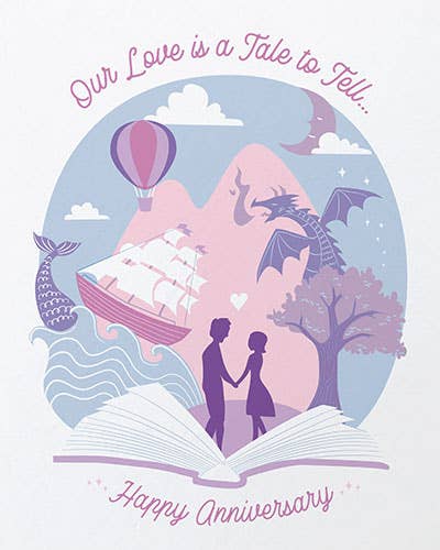 Recycled Paper Cards, "Tale To Tell Love"