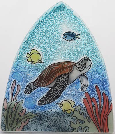 Glass Night Light - Sea Turtle